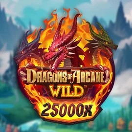 Dragons of Arcane Wild logo by Foxium Whamoo Casino