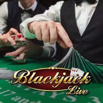 Live Blackjack slot visual from Evolution available on whamoo.eu.com