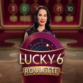 Lucky 6 Roulette logo – Live Casino by Pragmatic Play at Whamoo Casino