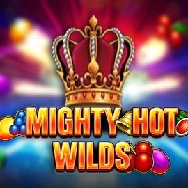 Mighty Hot Wilds logo by Inspired Gaming at Whamoo Casino