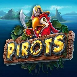 Pirots slot logo by ELK Studios at Whamoo Casino